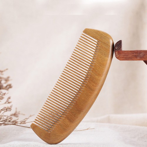 Hair Comb Close Teethed Anti-Static Massage Comb Natural Verawood Comb - Picture 3 of 11