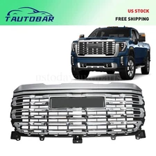 For 2022-2024 GMC Sierra 1500 Denali Front Upper Grille Assembly Chrome 84878065