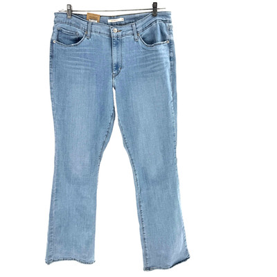 Levis Classic Bootcut Jeans Women 16 Mid Rise Cowgirl Western Rodeo Stretch NEW