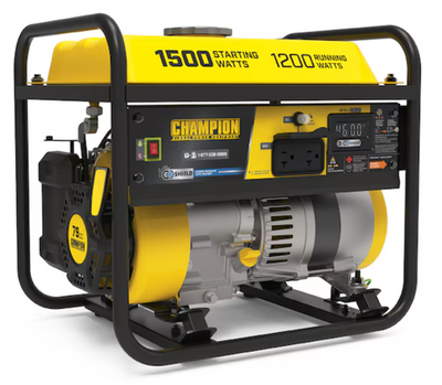 #ad Champion Power Equipment CO Shield 1500W 1200W Gasoline Generator Free Shippin $239.55