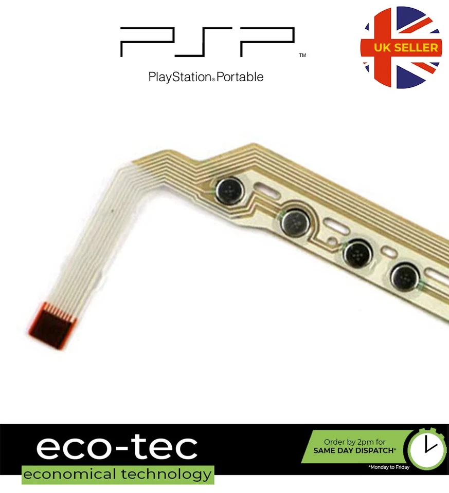 Start Home Select Volume Adjust Button Key Flex Strip for PSP 1000 Series - Image 3 of 4