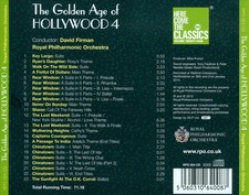 DAVID FIRMAN / ROYAL PHILHARMONIC ORCHESTRA GOLDEN AGE OF HOLLYWOOD NEW CD