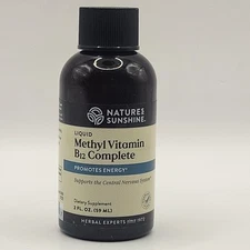 Nature's Sunshine Liquid Methyl B-12 Complete  2  oz | Promotes Energy *New*