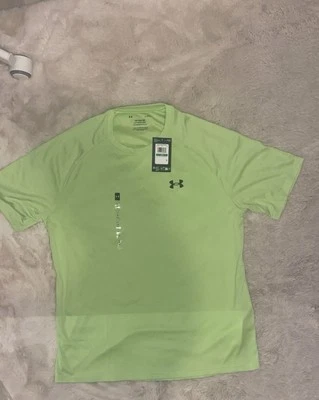 tee shirt homme Vert Under Armour Avec étiquette - Photo 1/4