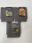 Vintage Teenage Mutant Ninja Turtles Nintendo NES Game Lot 3 Konami Japan Carts