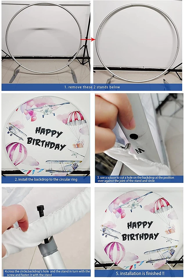 Круглый круг Микки Маус фон мальчика день рождения фото фон баннер - Изображение 3 из 4