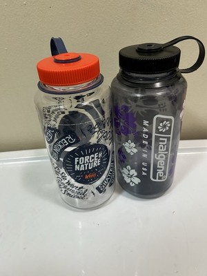 Nalgene 32oz wide mouth water bottles, two bottles