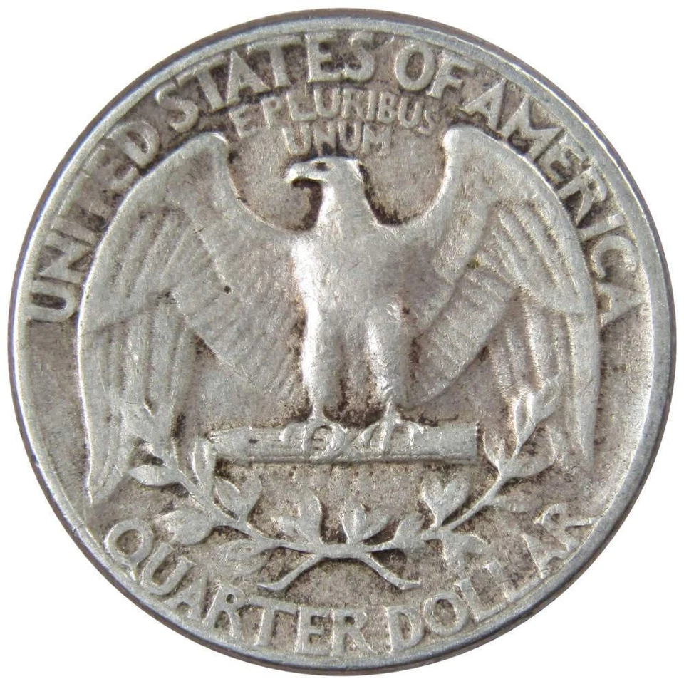1944 Washington Quarter VF Very Fine 90% Silver 25c US Coin Collectible - Image 2 of 2