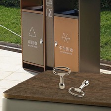 Strumento di utilità chiave contatore elettrico gas triangolo resistente per serrature armadio scatola