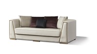Leder Chesterfield-Sofa In Braun Modern