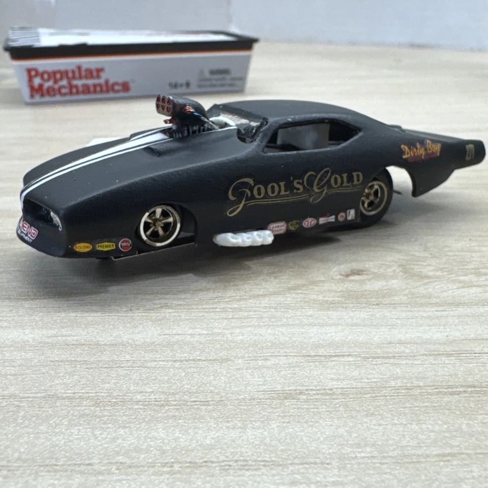 Carro Ranura HO Personalizado "Fool's Gold" Cuerpo de Resina - ¡Rápido! Coche de arrastre probado 9V - Bonito Foto 2 de 4