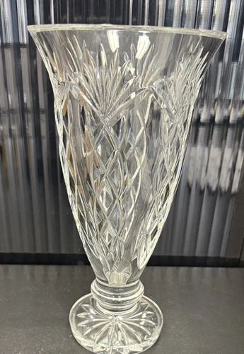 Vintage WATERFORD Celebrate The Storytellers Crystal Glass Vase FLOWER