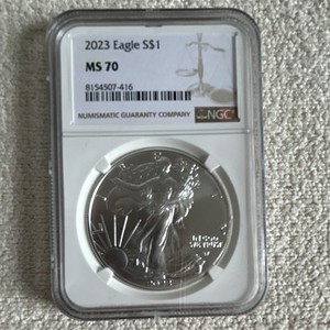 25+ 2023 Silver Eagle MS 70 for sale | Updated Oct 2026