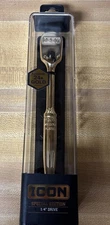 Icon 24K Gold Plated 1/4” Ratchet Pro. Special Edition Wrench 59786 🔥NEW🔥