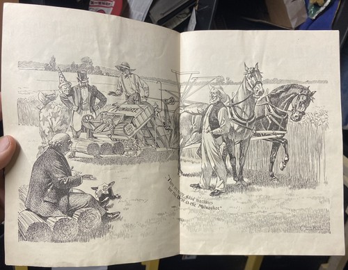 MILWAUKEE HARVESTER 1895 Co. Catalogue Le CIRQUE à la FERME avec dessins animés 24 pages - Photo 6 sur 8