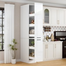 Küchenschrank Hochschrank mit Auszug, Schmal...