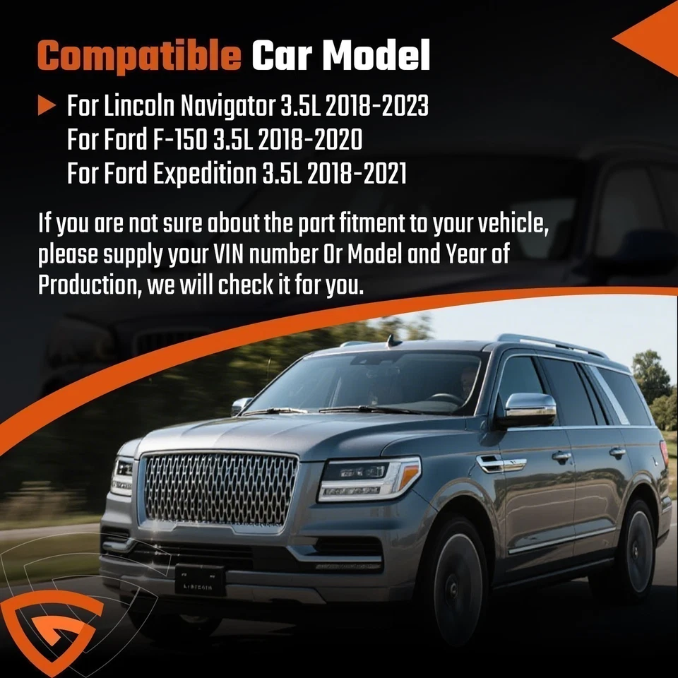 For 2018-2020 Ford F-150 Expedition Navigator 3.5L Left Turbo Turbocharger K03 - Image 3 of 4