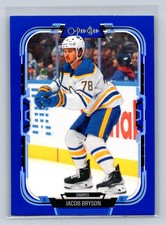 2025-26 O-Pee-Chee #26 Jacob Bryson Blue Border-Buffalo Sabres