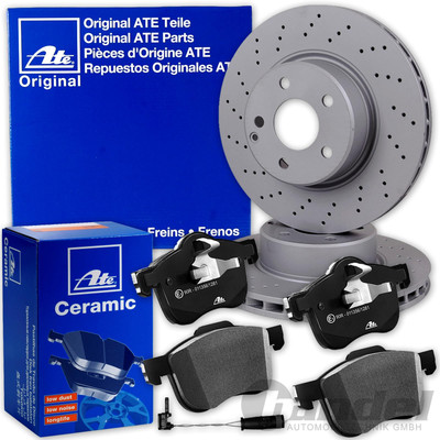 ATE BREMSSCHEIBEN 350mm + CERAMIC BELÄGE VORNE für MERCEDES GLE M-KLASSE ML W166