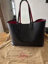 Christian Louboutin Tote Bag, black and red design - excellent condition 