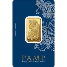 20 gram Gold Bar - PAMP Suisse - Fortuna - 999.9 Fine in Sealed Assay 4695.10 per troy oz