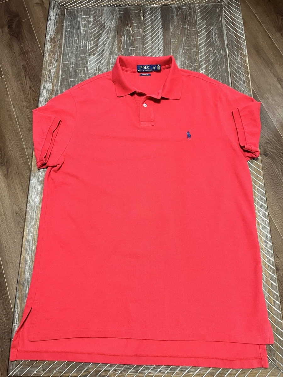 Polo Ralph Lauren Regular Red Polos for Men for sale | eBay