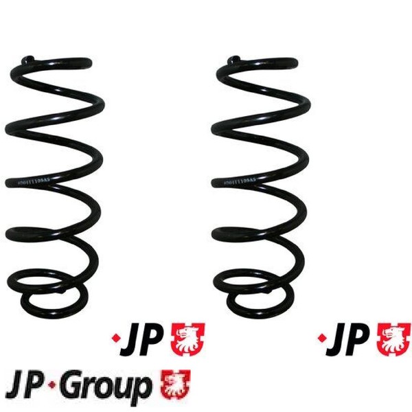 2X Fahrwerksfeder JP Group 1142202900 2 Federn Satz Federnsatz-image