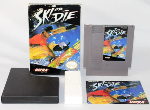 Ski Or Die NES Nintendo Complete CIB Authentic! Authentic! Good Condition!