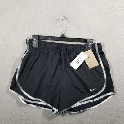 Nike Shorts Womens Medium Black Dri-FIT Tempo Running Piped Trim CU8890-047