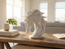 Wunderschöne Abstrakte Pferdeskulptur