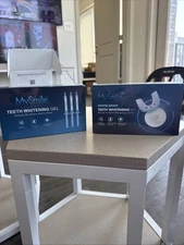 MySmile Teeth Whitening Kit 5-LED Light Tray, 3x3ml Gel & Gel Refill Pack Deluxe