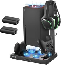 Cooling Fan Charging Station for Xbox Series X Console Controller, Upgraded 4