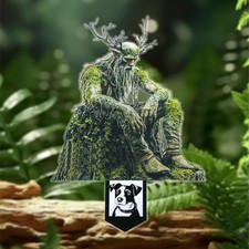 Gartendeko Figur Elfe, Wetterfeste Gartenfigur für Draußen aus Acryl, Lustige...