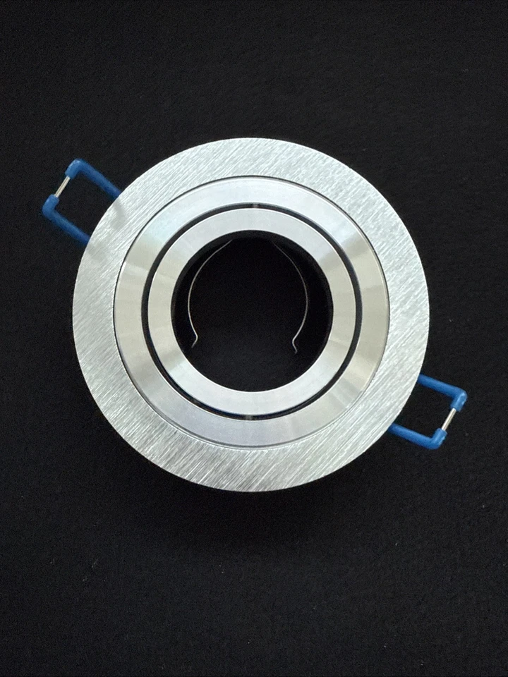 LC Light Einbaustrahler Rund Rahmen Alu Bicolor Doppelring Einbau-Spot Ø92mm - Bild 2 von 4