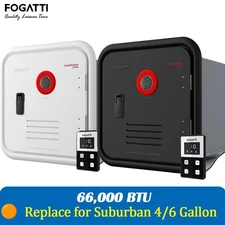 FOGATTI RV Tankless Water Heater 66,000 BTU InstaShower 9 Pro with 15x15 In Door