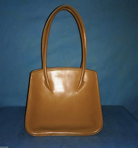 Borsa LA BAGAGERIE Marrone Avorio Pelle Usato Spalla - Picture 4 of 6