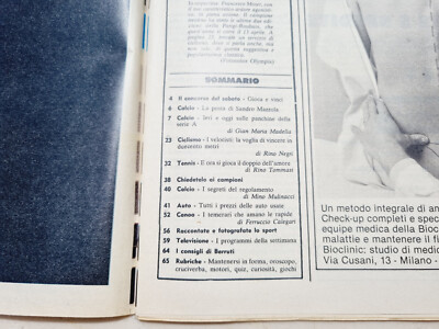 Gazzetta Dello Sport Illustrata N°15 – 1980, Allenatori, La Roubaix