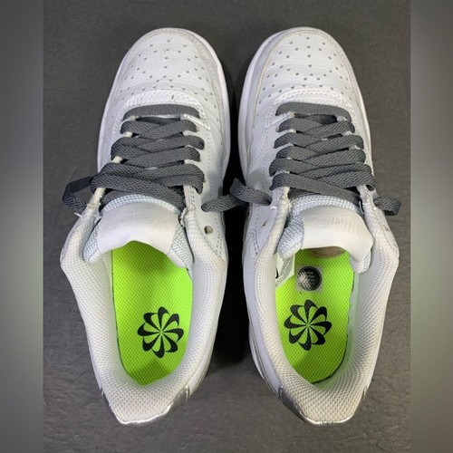 Nike Court Vision Zapatillas bajas para mujer Gris Plata Zapato Talla 6 - Imagen 5 de 11