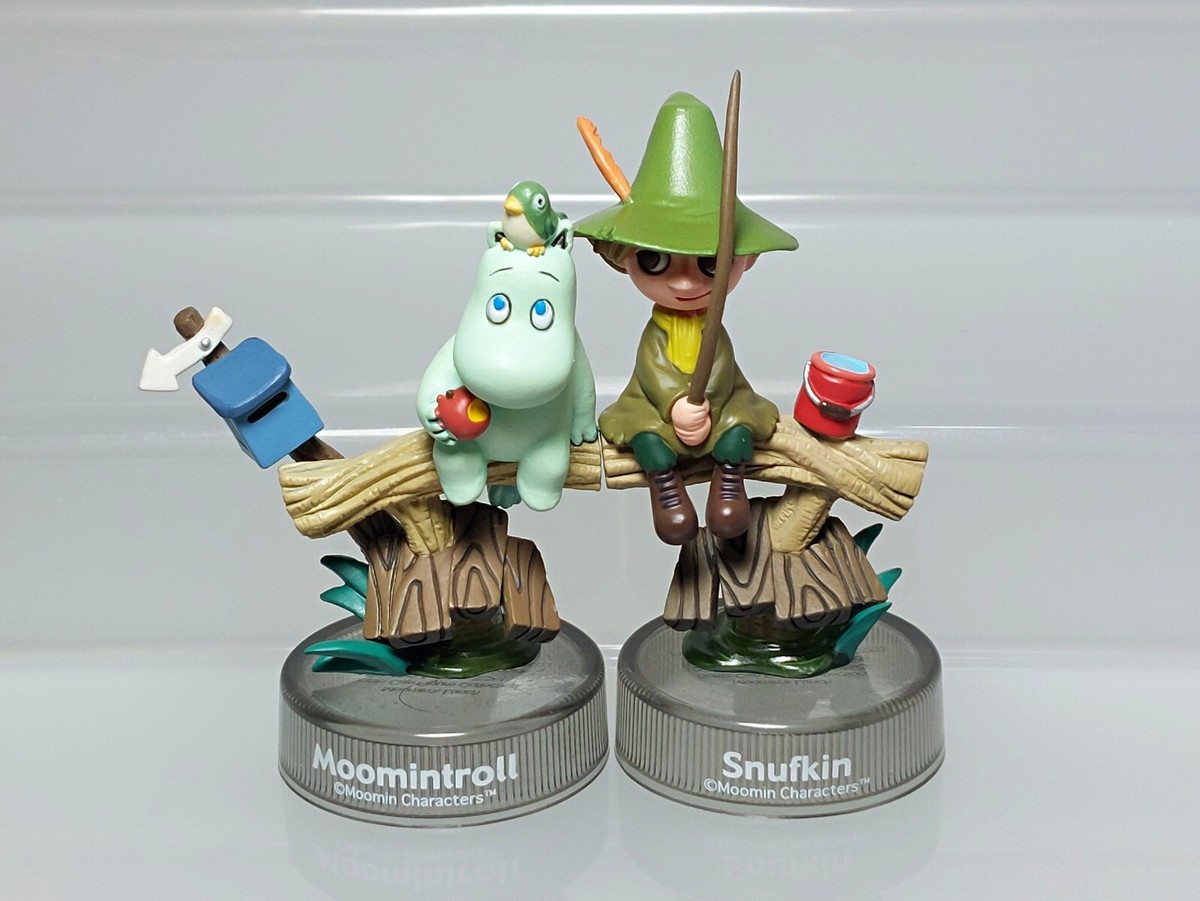 Snufkin & Moomin Lunch Box part 1 Bottle Cap Figure Kaiyodo 2003
