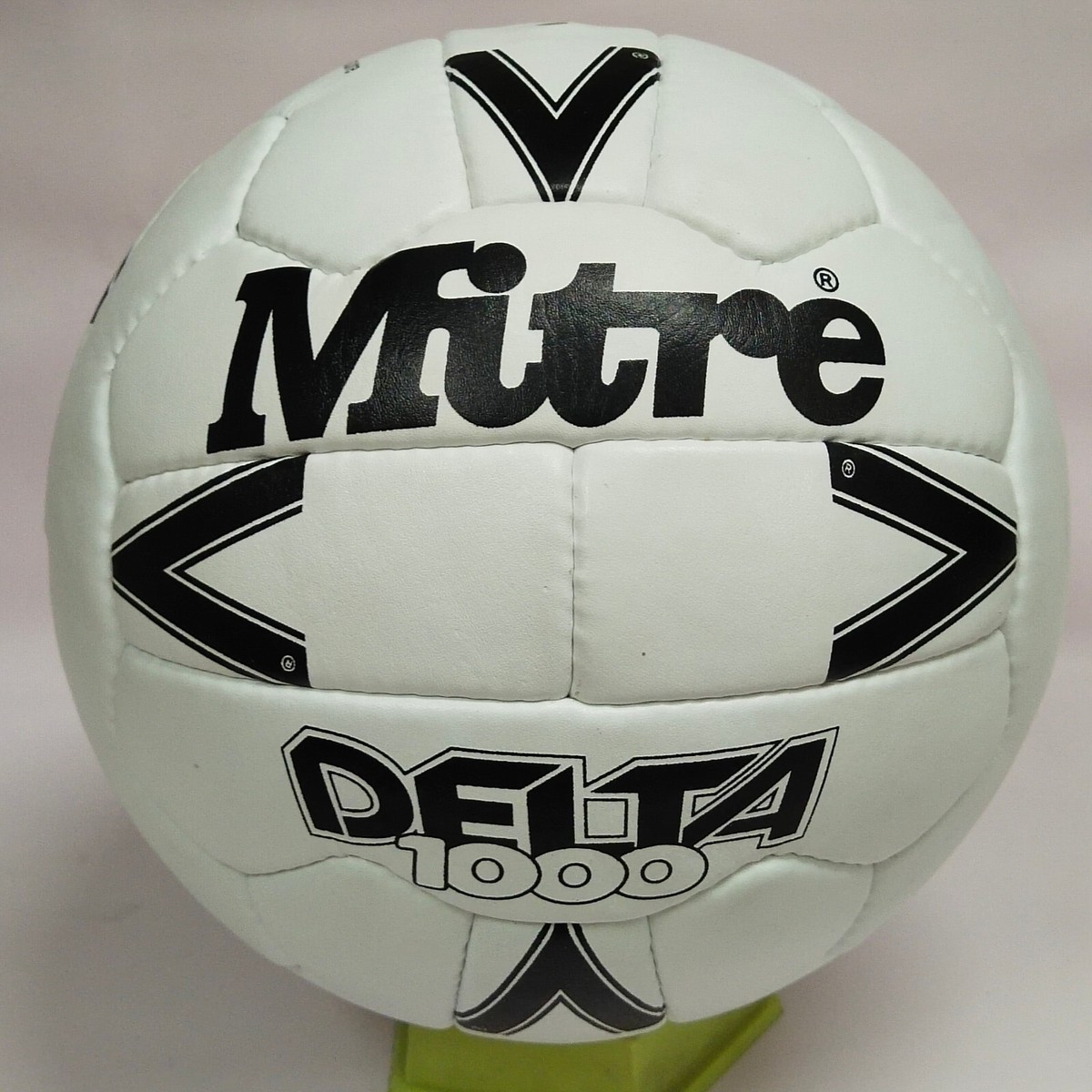 Mitre Delta 1000 Genuine Leather Soccer Ball Football Match Ball