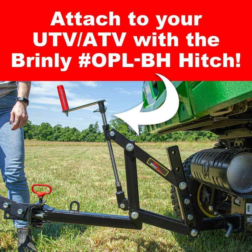 Tow Behind Box Scraper Brinly Hardy 42 in. Sleeve Hitch Landscaping ...
