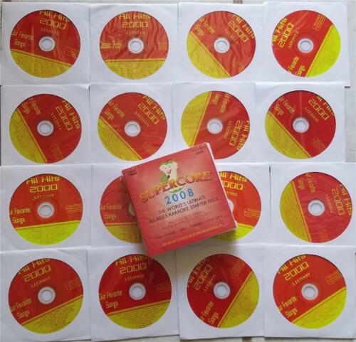 32 CDG DISCS LOT KARAOKE MUSIC ROCK COUNTRY POP OLDIES STANDARDS CD+G NEW  - Picture 1 of 1