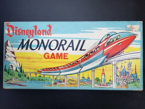 Vintage Disneyland Monorail Board Game - Parker Brothers