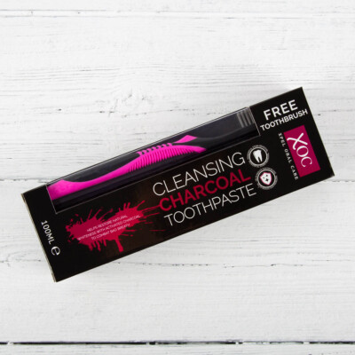 XOC Cleansing Charcoal Zahnpasta - mit gratis Zahnbürste 100ml 