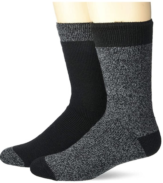 Weatherproof Men's Ultimate Thermal Crew Socks Brushed Lining Cushioned