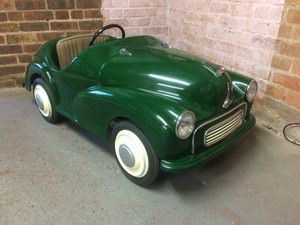 morris minor pedal car