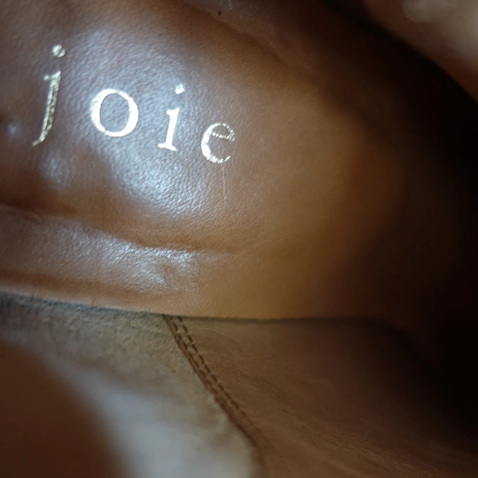 Joie Boots Womens Leather 35 Black Ankle Booties Buckle Studded 5 Bickson - Image 2 of 4