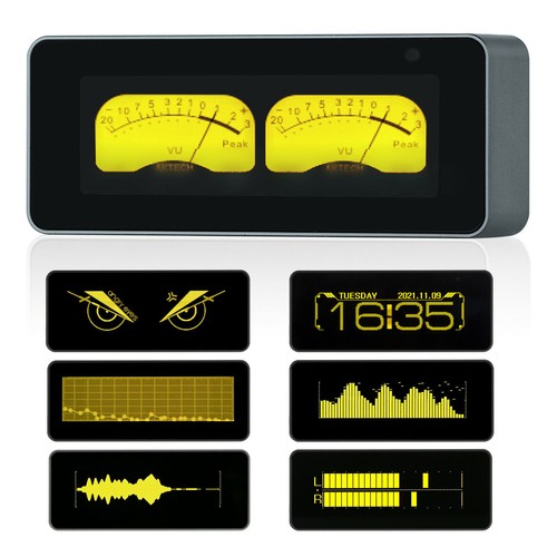 High Precision OLED Sound Level Meter Music Spectrum Analyzer Digital Clock - Picture 10 of 12