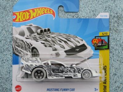 Hot Wheels H4E 112 MUSTANG FUNNY CAR ''V'' weiß 2024 112/250 E Case