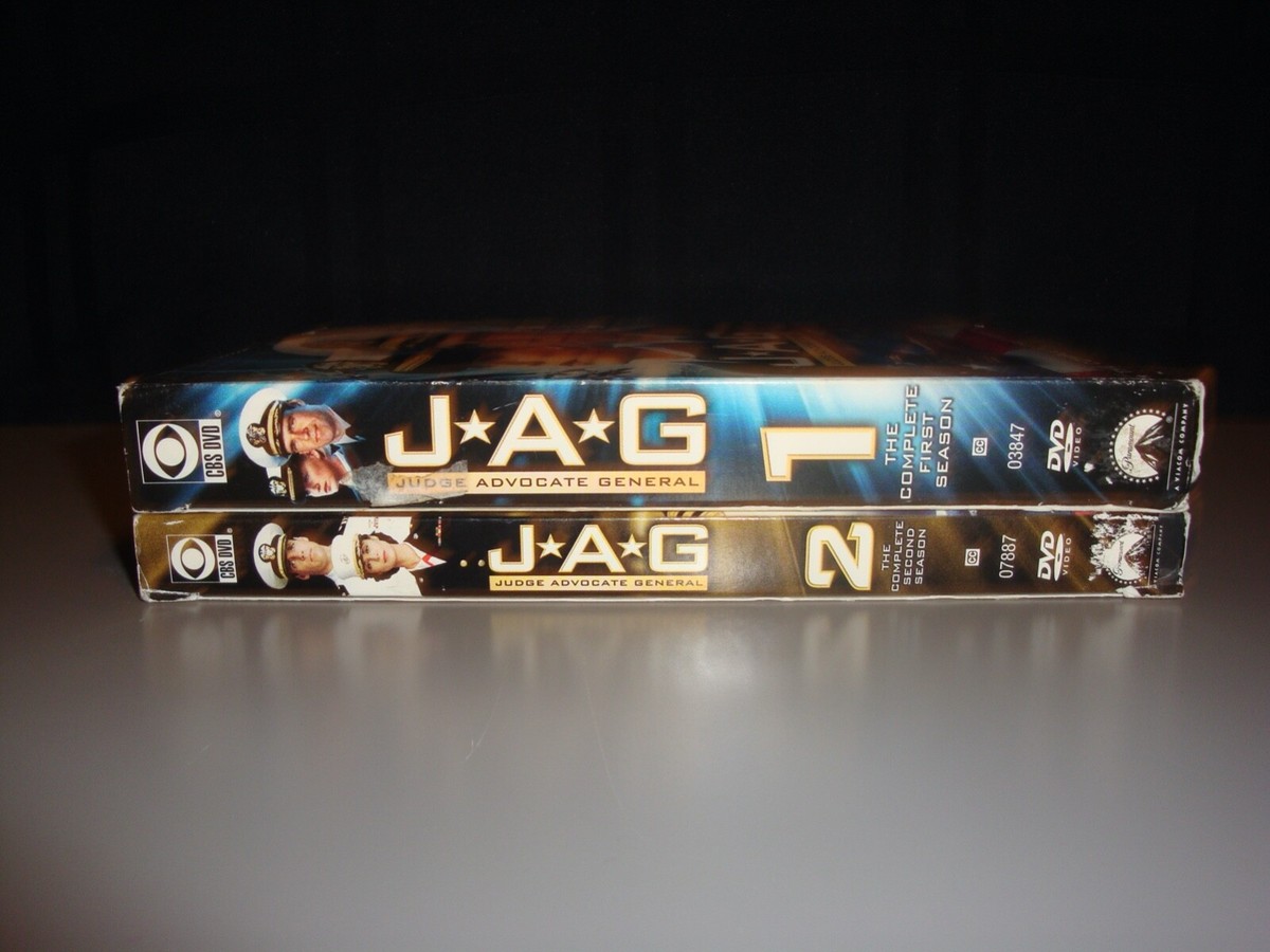 JAG TV Series Season 1 & 2 DVD Lot Navy Lawyer Suspense Crime